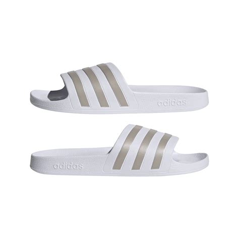 adidas slippers dames goud|Adidas 3 strips dames.